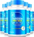 NutraRize (5 Pack) Tonosin Pro Max kapsulas, Oficiālā ausu veselības formula, All-Natural papildinājums, lai veicinātu iekšējo ausu veselību, Premium dzirdes atbalsts, TonosinProMax Atsauksmes (300 kapsulas)
