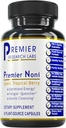 Premier Research Labs Premier Noni - Organic Noni Capsules, Noni Fruit Powder Pills, Noni Extract Papildinājums Gut Health, Enerģētika un Imūnās veselības atbalsts - 60 Veģetārās Kapsulas