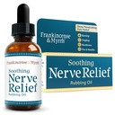 Frankincense & Myrrh Nomierinošas Nervs Reliefs Raupjums eļļa, Neiropātija Sāpju atvieglošana rokām un kājām - ar mentolu un Frankincense Essential Oils, 2 Fl. Oz. Maksimālais spēks pēdas