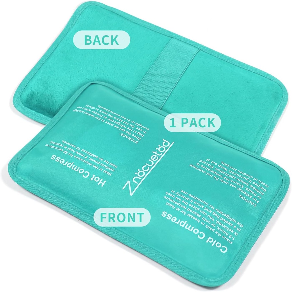 Gel ledus iepakojums ievainojumiem Atkārtoti lietojams Soft Freezer Ice Bag ar Strap- Karstā Aukstā Kompresa Iepakojumi pietūkuma Bruises Ķirurģija Ceļgala plecu pēdas atpakaļ Plūšu Neck Elbow Wisdom Tooth-1 iepakojums