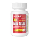 HealthA2Z® Pagarināts sāpju atvieglojums Acetaminofēns 650 mg            - 8 Stundas - Arthirīts Sāpes - Sāpes Reliver - Drudzis Reduktors   - Satur ne aspirīnu (100 Skaits)