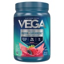 Vega Olbaltumvielas un zaļās olbaltumvielas Jauktas ogas (11 Servējumi) 25g Augu izcelsmes Olbaltumvielas Plus Veggies, Vegan, Non-GMO, Pea Protein sievietēm un vīriešiem, 1,2lbs