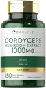 Carlyle Cordyceps Mushroom Capsules 1000mg 