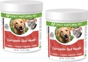 Tikai dabas Pet Complete Gut veselības komplekss - probiotikas un gremošanas fermentu papildinājums suņiem un kaķiem - veicina veselīgu gremošanas, imūnās sistēmas, uzturvielu Absorbcija -3.5oz pulveris (iepakojums no 2)