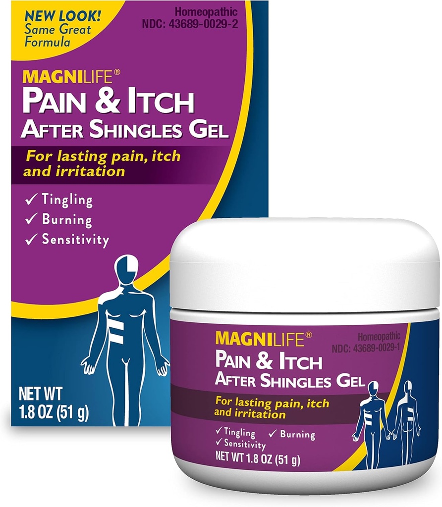 MagniLife sāpes un nieze Relief gels, Dabiski atvieglo Tingling, kairinājums un jutīgums ar Jasmine un Mezereon - 1.8oz