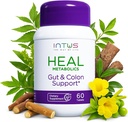 Intus Heal Colon tīrīt un Gut Veselības papildinājums sievietēm – Ayurvedic Detox tīrīt gremošanas veselību – Gut Detox tīrīt un ķermeņa Detox sievietēm – 60 tabletes