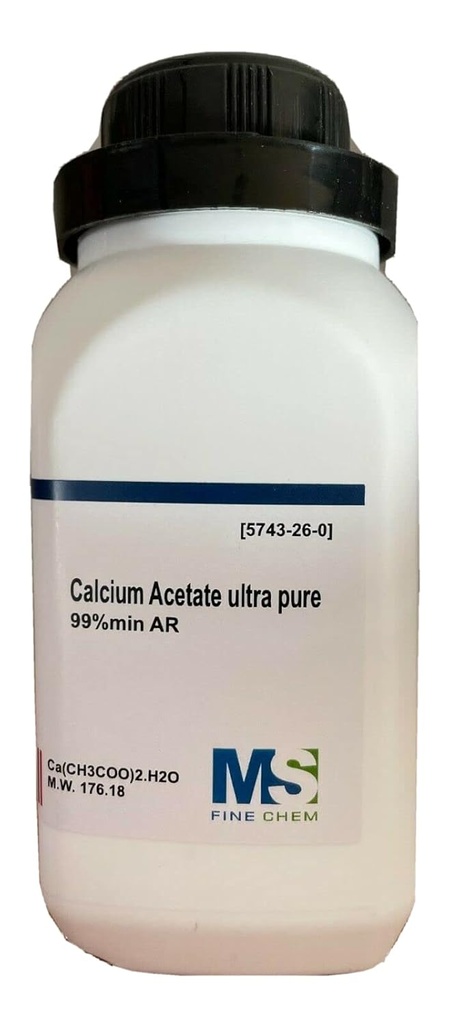 Kalcija acetāts, Ultra Pure, 99% min. 100 Grami