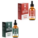 Biotīna Beard Growth Oil vīriešiem, Natural Mens Beard Oil with Argan Oil, Jojoba Oil and Vitamīnu, Hydrates & Biezumu Sejas mati