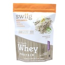 Swiig Lo-Carb Sūkalu proteīna pulveris, Madagaskara Vanilla, Izolāts, bez mākslīgiem uzslāņojumiem, krāsas vai saldinātāji, bez pildījumiem, 2.2 Pound Bag