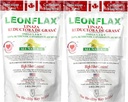 Leonflax 100% Autentisks Kanādas Linu sēklu pulveris, visu dabas, augsts šķiedru saturs, uztura papildinājums, lai uzlabotu jūsu gremošanas veselību, Omega 3, 6 & 9, 18 Oz, Bag (1) (2)
