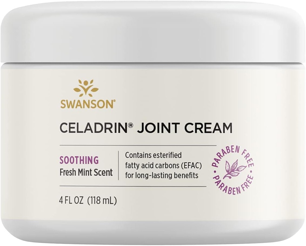 Swanson Celadrin Location Cream 4 fl Ounce (118 ml) Cream