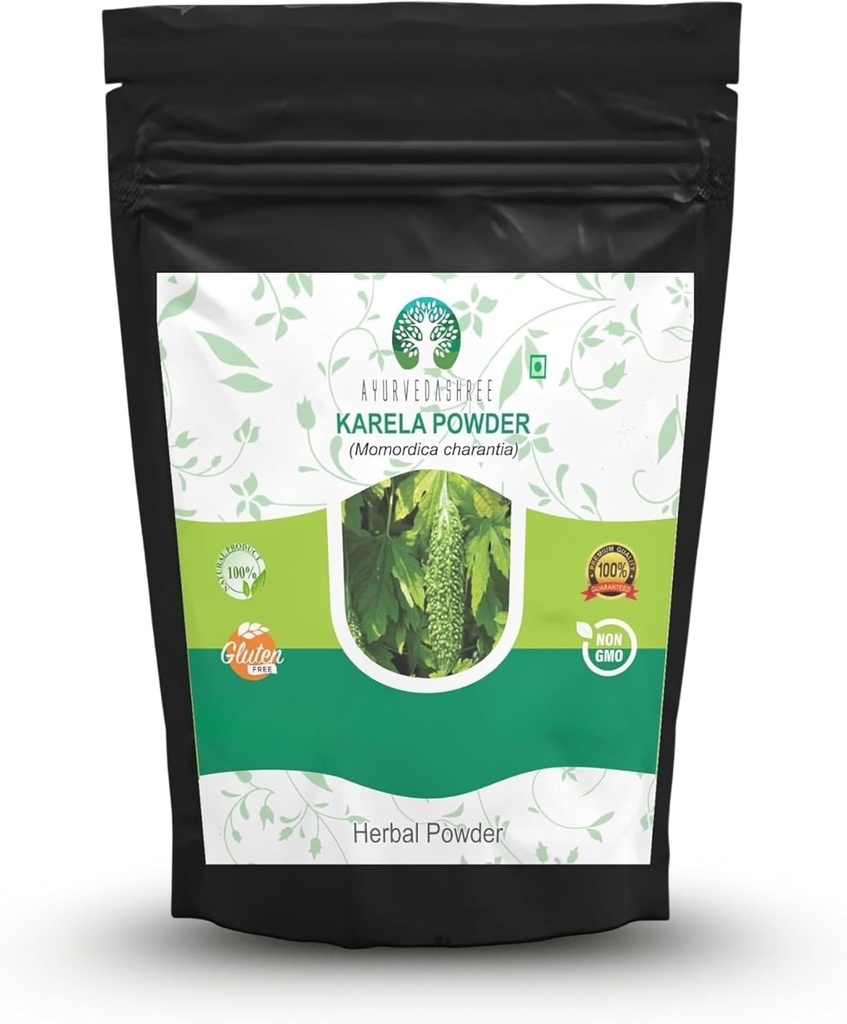 Bitter Melon Powder 200 Gm I Momordica Charantia/Karela Fruit Powder I Ayurvedic herb Es atbalstu aknu funkcijas I Herbal Papildinājums I Atbalsta ādu un kuņģi