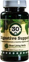 Sudraba Uzlīmju Ārstniecības augi Suņu gremošanas atbalsts – Suņu papildinājumi veselīgai gremošanas un zarnu funkcija - Dabīgs Herbal Blend Dog Vitamīni ar Slippery Elm Bark, Ginger & More – 90 kapsulas