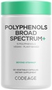 Koda polifenoli Broad Spectrum papildinājums - Blend of 15 Ogas, augļi, un botāniskie ekstrakti, Decaf Green Tea Leaf, Quercetin, Resveratrol, Granātāboli, Turmeric - Non-GMO - 120 Kapsulas