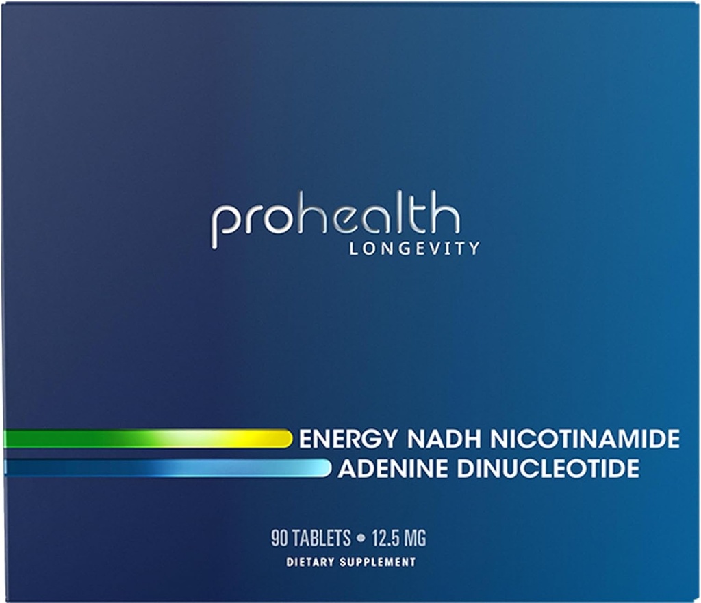 Enerģija NADH - Boost NAD (12,5 mg, 90 tabletes) Boost Enerģija, Garīgā skaidrība, Trauksme un Koncentrācija 
