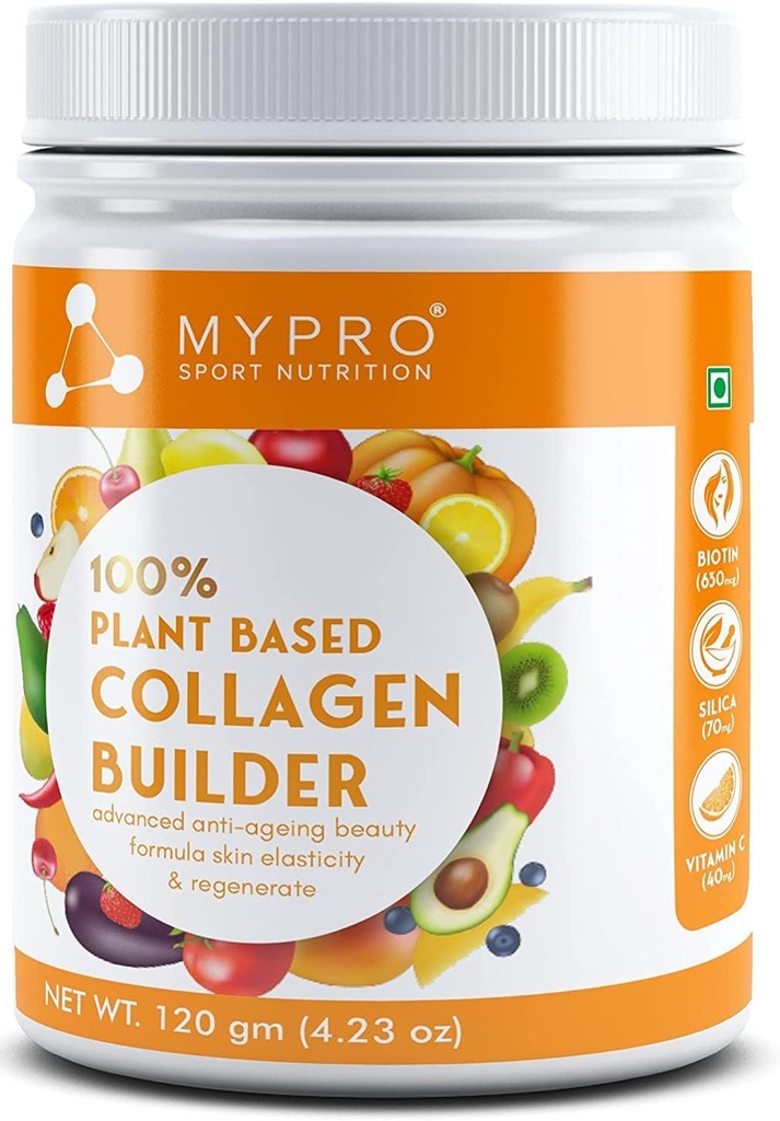 Cuty Sport Uzturs Augu bāzes Kolagēns Builder Bagātināts ar (Biotin,Silica,Sesbania,Bamboo Shoot) Advanced Anti-novecošanas Beauty Formula Skin Elasticity & Regenerate, vīriešiem un sievietēm, 4.23 oz