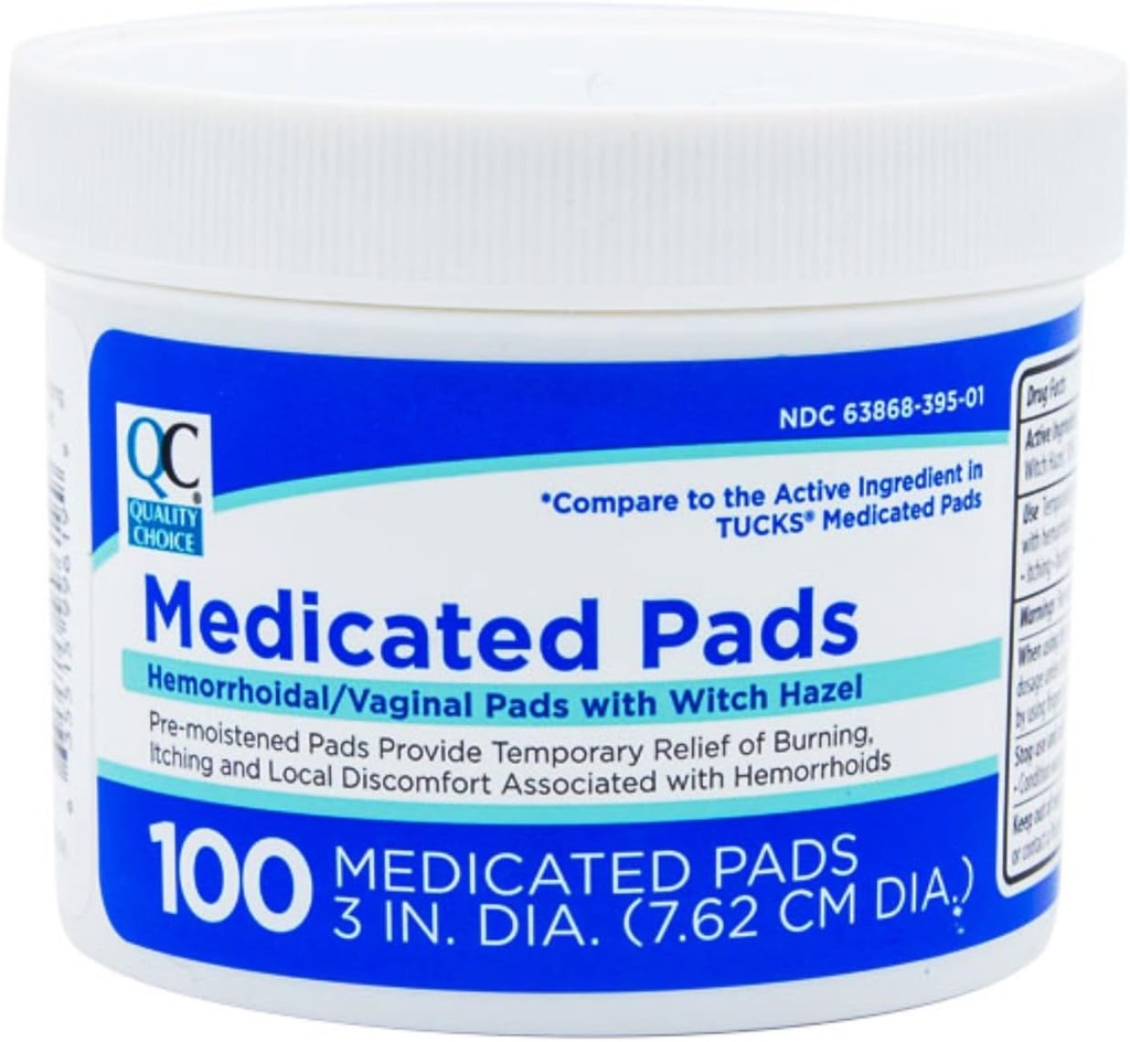 Kvalitāte izvēle Hemorrhoidal Pads Medicated Dzesēšanas Reliefs 100 Skaits Katrs