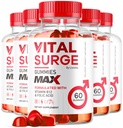 5 Pack) Vital Surge MAX, VitalSurge Gumies MAX for Men Support, 1050 MG Advanced Max Strength Formula, VitalSurge MAX Mens SurgeMAX Mens Gumies