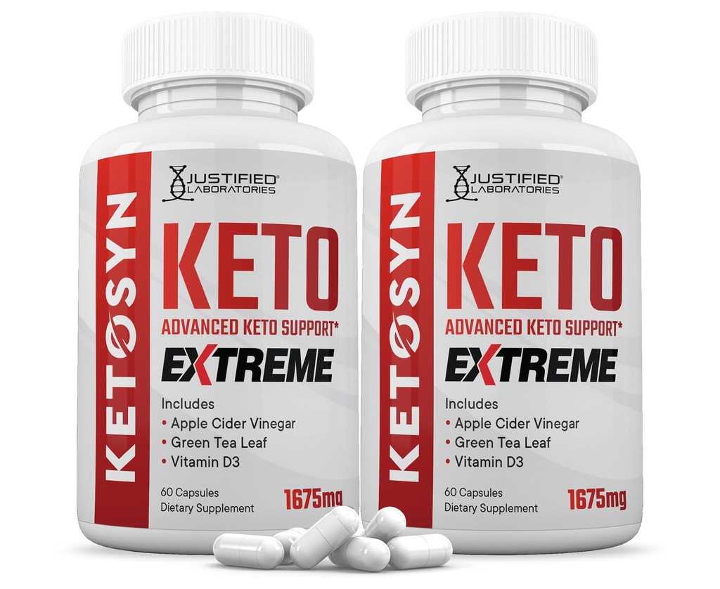 Ketosyn Keto ACV Extreme Tabletes 1675 MG Keto atbalsta blendkapsula, kas alternatīva Keto ACV Formulēts ar Apple Cider Etiķis Extra Virgin Olīveļļa Pulveris Green Tea Leaf 120 Kapsulas