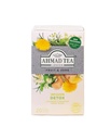 Ahmad Tea Herbal Tea, Ginger, Piparmētra, Fenhelis, Dandelion, & Birch 'Detox' Teabags, 20 ct (iepakojums no 6) - bez cukura