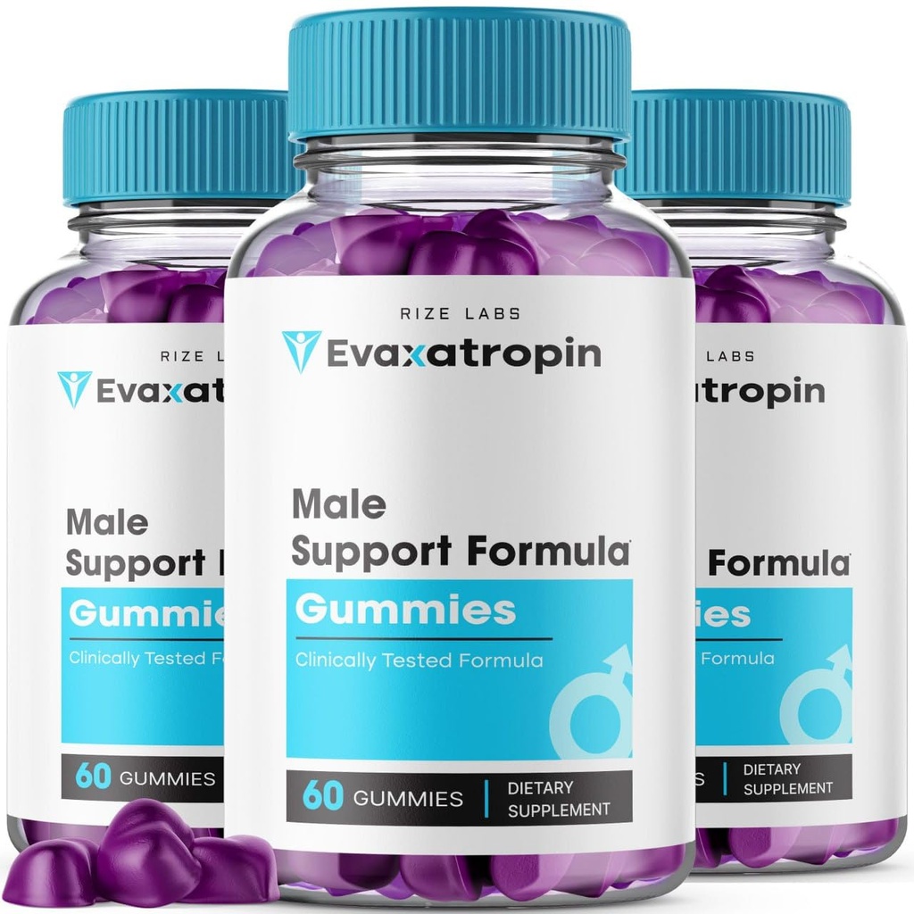 rize labs (3 Pack) Evaxatropin Gumies for Men, Evoxatropin G Performance Gumies Reviews, Evaxatropin Gummy, EvaxatropinMale Support, Health Papildinājums Gomitas for Stamina and Energy (180 Gumies)
