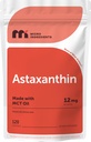 Mikro Sastāvdaļas Astaksantīns 12mg ar MCT Oil, 120 Softgels, 4 Mēnešu Piedāvājums 