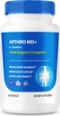 Arthro MD+ kapsulas, oficiālais Arthro MD kopīgais atbalsts, visas dabiskās formulas, lai atbalstītu elastību un mobilitāti, Premium tabletes veselām locītavām, Arthro M D apskats (60 kapsulas)