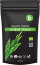 b Organisko kviešu asnu pulveris, kas paredzēts detoksam un imunitātes atbalstam, Superfood, Vegan, bagāts ar šķiedru, hlorofilu, minerālvielām, bez glutēna, rauši, 1lb