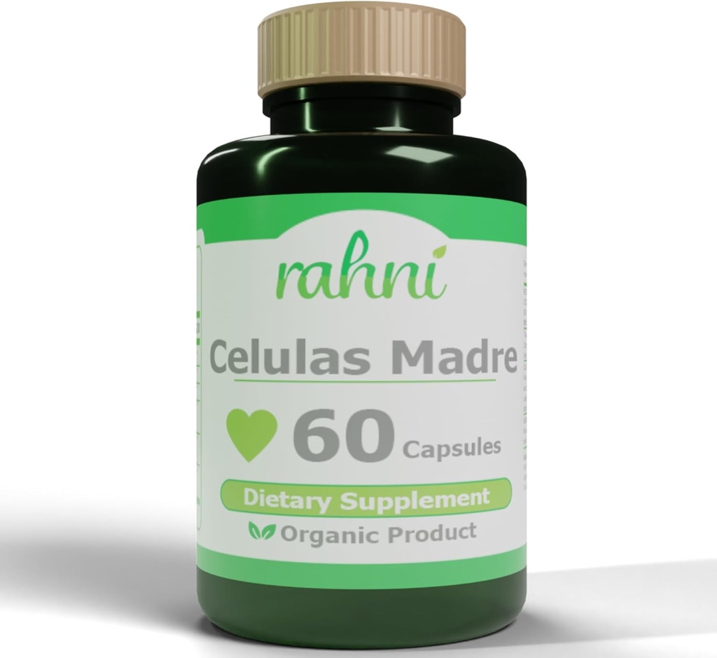 Celulas Madre, Cilmes šūnu pastiprinātājs, ne-ĢMO, antinovecošanās, Spirulina 200 mg, papildšūnas, 60 kapsulas