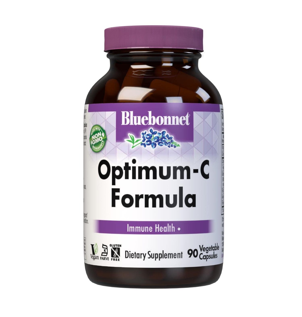 BlueBonnet Optimum C formula Dārzeņu kapsulas, 90 Skaits
