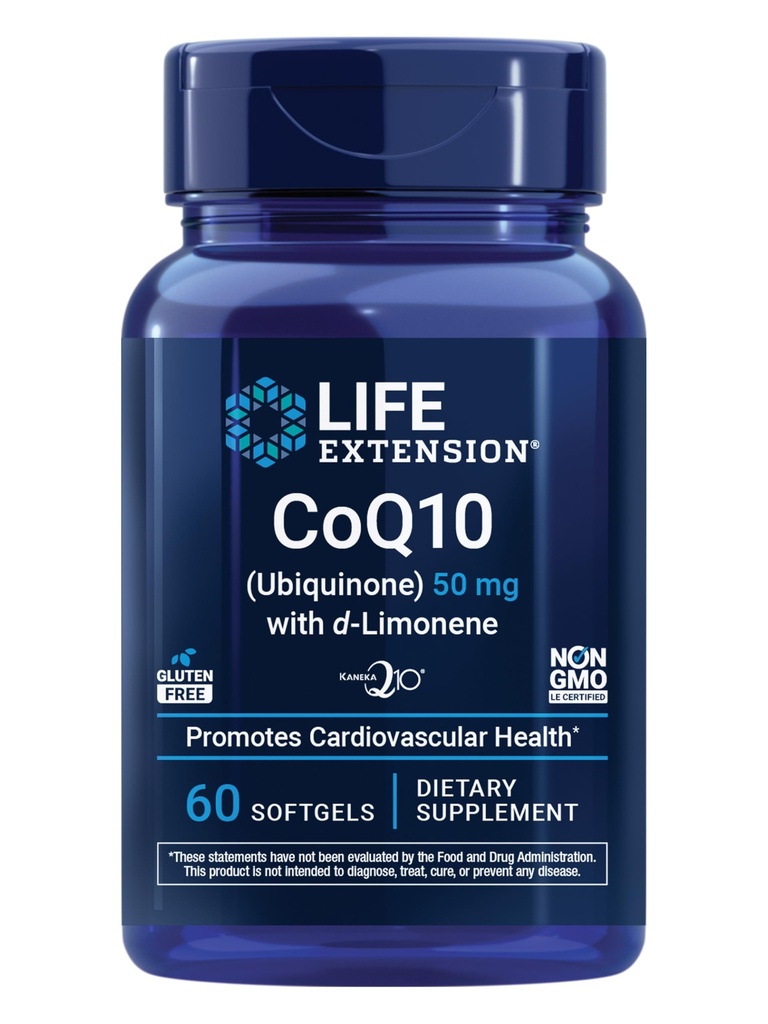 Life Extension Super-Absorbable CoQ10 (50 mg) -60 Softgels
