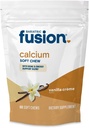 Bariatriskā fusion Bariatriskā kalcija piedevas košļājamās rotaļlietas - kalcija citrāts ar vitamīnu D3 Bariatriskais vitamīns - bez košļājamā cukura - 500mg - Vanilla - 60 Skaits