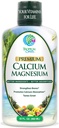 Premium šķidrs kalcija magnija citrāts - Dabiskā formula w/ atbalsts stipriem kauliem - Šķidrais vitamīnu papildinājums w/ Kalcijs, magnijs, borons un D3 vitamīns – līdz 98% Absorbcijas ātrums- 32oz, 64 Serv