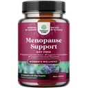 Complete Herbal Menopause Pielikums sievietēm - bez sojas Sieviešu Hormonu Balansa kapsulas nakts Sviedri Karstās Flashs & Mood Šūpoles ar Dong Quai, Chaste Berry & Black Cohosh Saknes - 75 Count Pack