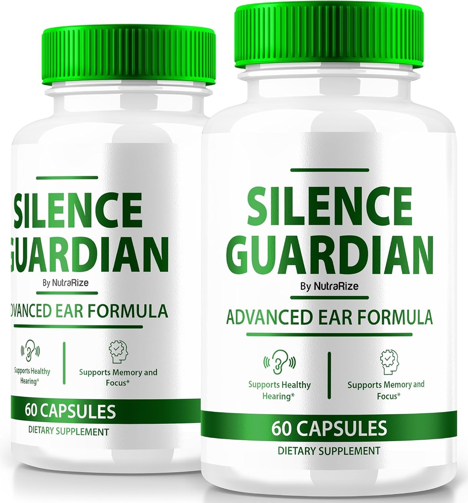 (2 Pack) Klusuma Guardian - Advanced Ausu formula, Official Formula 360 Dzirdes atbalsts, Visas dabas sastāvdaļas, lai saglabātu auditorijas veselību, KlusumsGuardian Review (120 kapsulas)