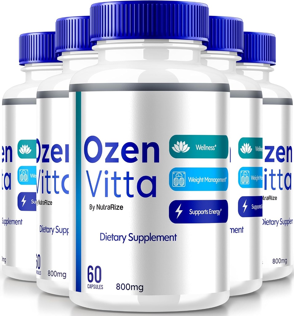 Ozen Vitta, Ozen Vitta Capsules, Official OzenVitta Formula efektīvam svara zudumam, All-Natural Keto Pills for Fit And Active Lifestyle, Veselības bagātinātāji Capsula Atsauksmes (300 kapsulas)