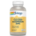 SOLARAY kalcija magnija cinka papildinājums - ar kalciju 1000mg, magnijs 500mg - kaulu veselība, muskuļu funkcija, sirds veselība un imūnās sistēmas atbalsts - Vegan, 60 dienu garantija, 62 Servējumi, 250 VegCaps