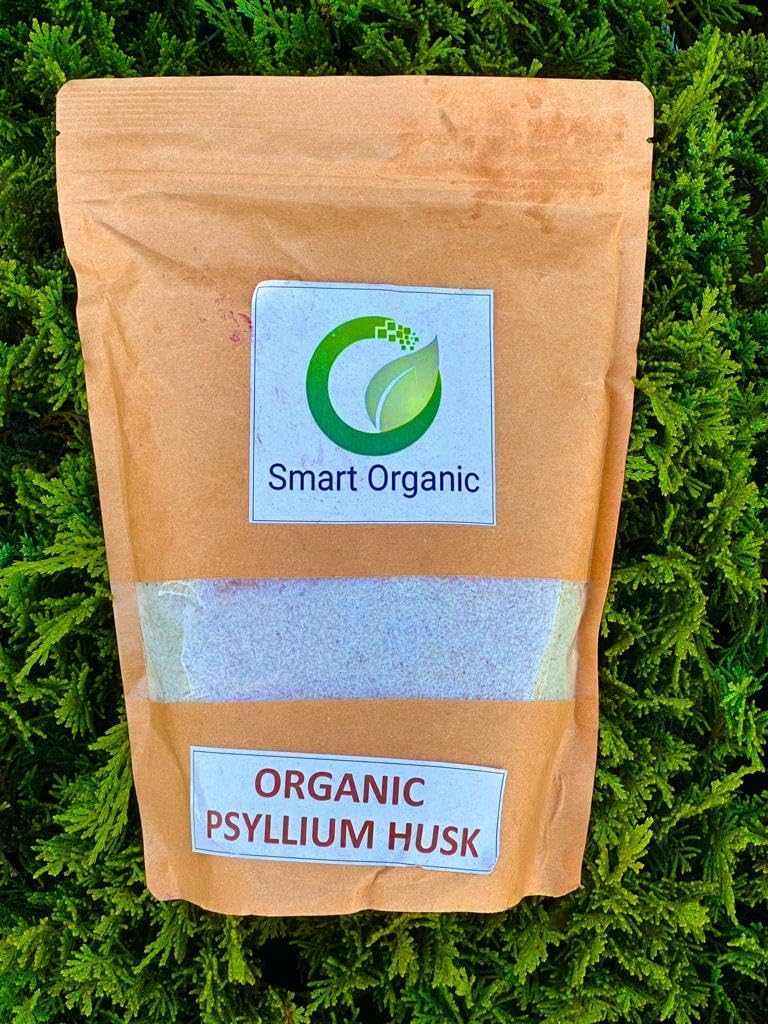 Organic Psyllium Husk, Keto Friendly, Vegan, Gluten-free, USDA Certified Organic, Non-GMO, Soluble & Nešķīstošs Fiber Avots 16 Ounce (16 oz)