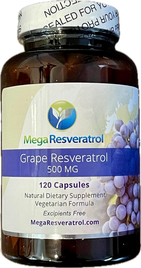 Mega Resveratrol Sarkanā vīnogu āda, Piceid Resveratrol, ūdens šķīdinātājs/Augsta Absorbcija/Slāpekļskābe Slāpekļskābe 500 mg uz kapsulām. Tīrība sertificēta. NAV toksisku “neaktīvu” sastāvdaļu. Keto, Vegan, ne-ĢMO.