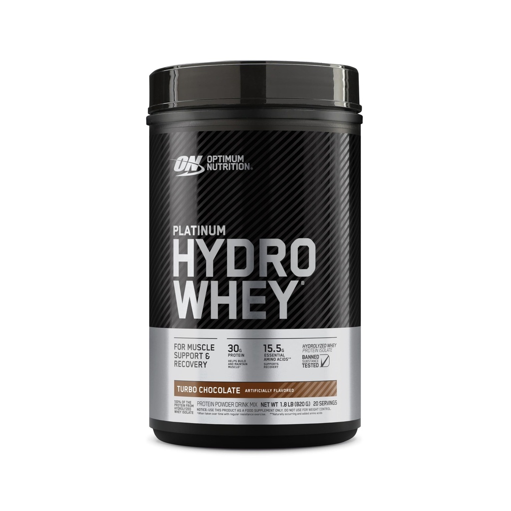 Optimum Nutrition Platinum Hydro Whey, Turbo Šokolāde, 1.75 Pound