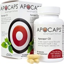 Apocaps CX Apoptogen Formula suņiem (90 kapsulas) - atbalsta normālu apoptozes līmeni + cilvēka pakāpes sastāvdaļas, tostarp Citrus Bioflavonoids, Silymarin, Kurkumīns un Turmeric + Biovadex