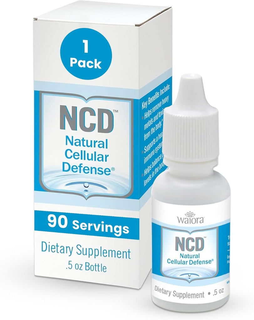 Waiora NCD Zeolīta šķidruma pilieni – Pure Zeolite Binder for Immuno Boost, Gut Cleanse, pH līdzsvars, labākais šķidruma papildinājums vīriešiem un sievietēm, pH līdzsvars, tīrīšanas pilieni (0,5oz, 90 Servē)