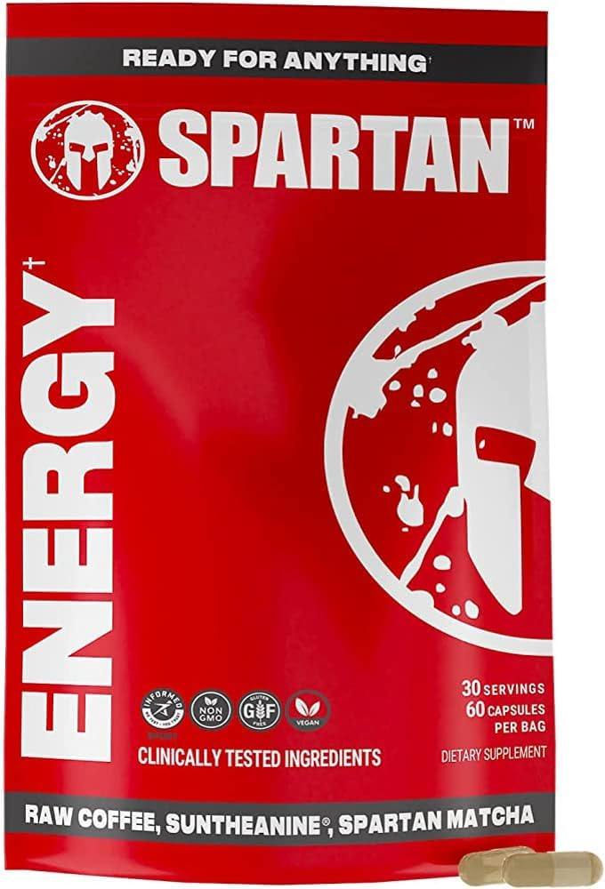 Spartan, Enerģijas Kapsulas, Ilglaicīgu enerģiju Veids Mātes daba Paredzēta, Patentēts Blend dabas kofeīns, Sunteanine un Organic Matcha, 60 Skaits