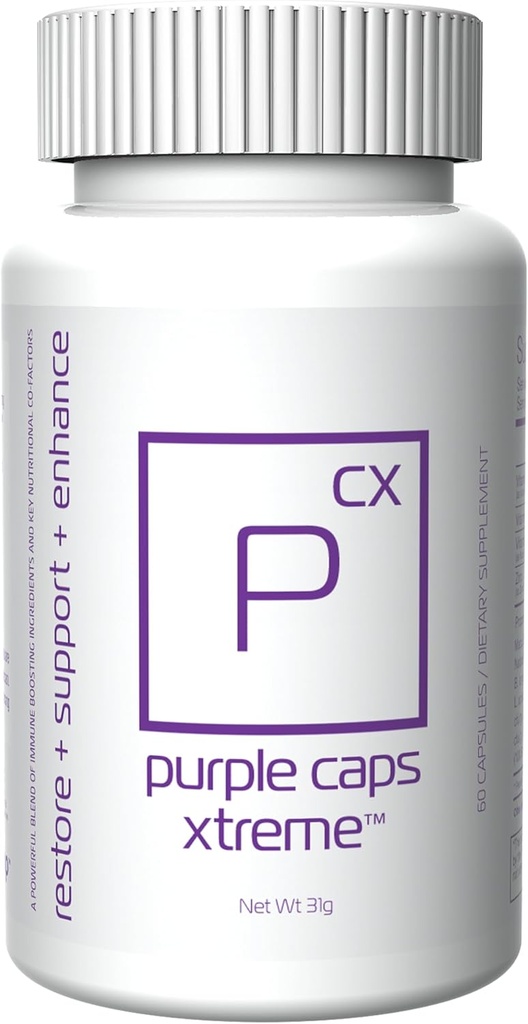Global Purple Caps Xtreme - Papildinājums ar vitamīniem un minerālvielām pēc Rotkin Wellness - 60 kapsulas