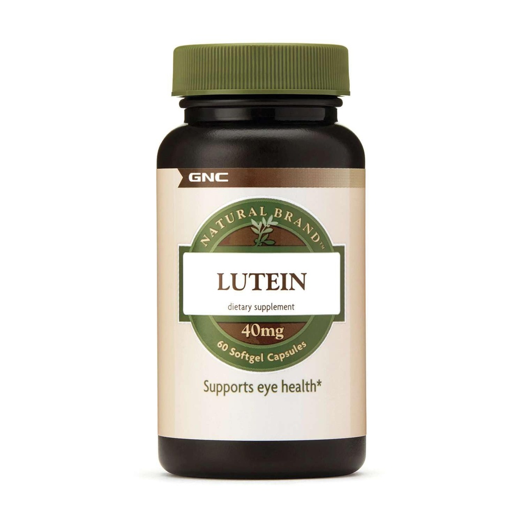 GNC Lutein 40mg, atbalsta acu veselību, 60 Softgels
