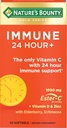 Dabas Bounty Imūnās 24 Stundas +, Vienīgais vitamīns C ar 24 stundu imūno atbalstu no Ester-C, 1000 mg C vitamīna, D & Cinka, bez lipekļa, ātras atbrīvošanas Softgels, 2 Softgels dienā, 50 grāfs
