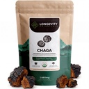 Longevity Botānika Organic Chaga Sēņu ekstrakts Powder 100g 