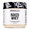 NAKED Vanilla Sūkalu proteīns 1Lb, tikai 3 Sastāvdaļas, visas dabīgās zāles Sūkalu proteīna pulveris + Vanilla + kokosriekstu cukurs- ĢMO-free, sojas, bez lipekļa. Palīdzība muskuļu augšanu, 12 Kalpo