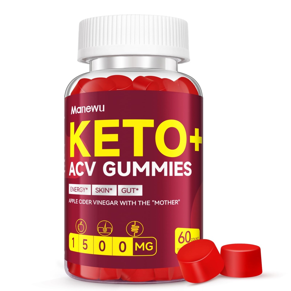 Keto ACV Gumies - 1500mg Keto Gummies Diēta Papildinājums sievietēm un vīriešiem - Dabīgs Apple Sidra Etiķis ar māti - bez lipekļa, vegans, ne-GMO, Ražots ASV Apmeklējiet veikalu